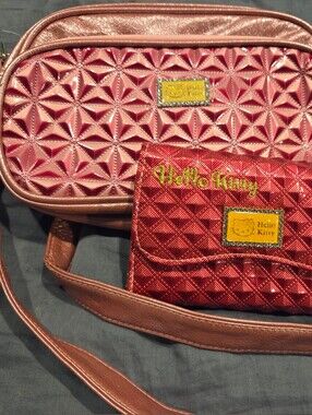 Hello Kitty Pink Crossbody with Red Wallet Duo